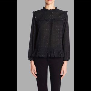 Joie Gianella Long Sleeve Print Blouse M